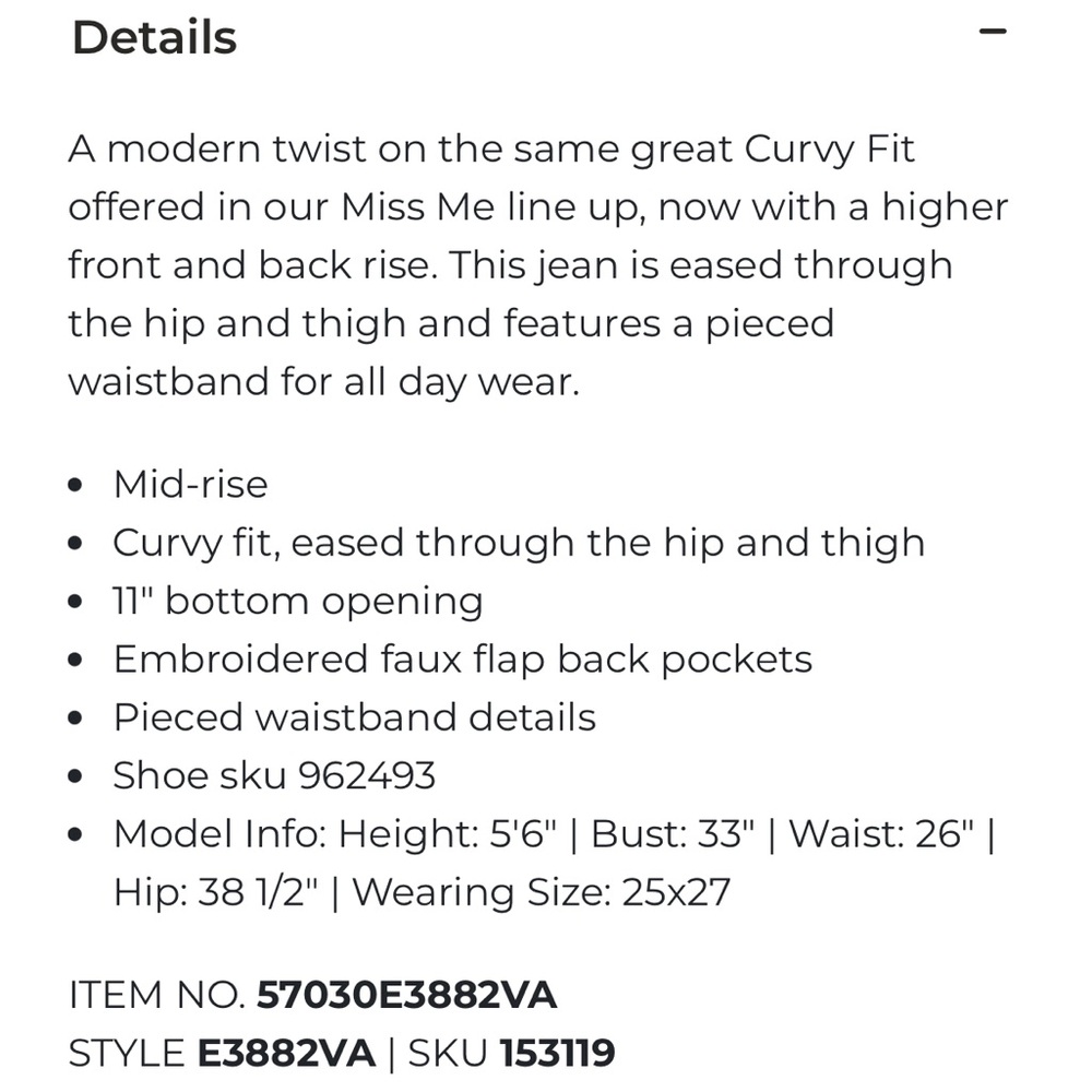 Miss me jeans - Picture 4 of 5